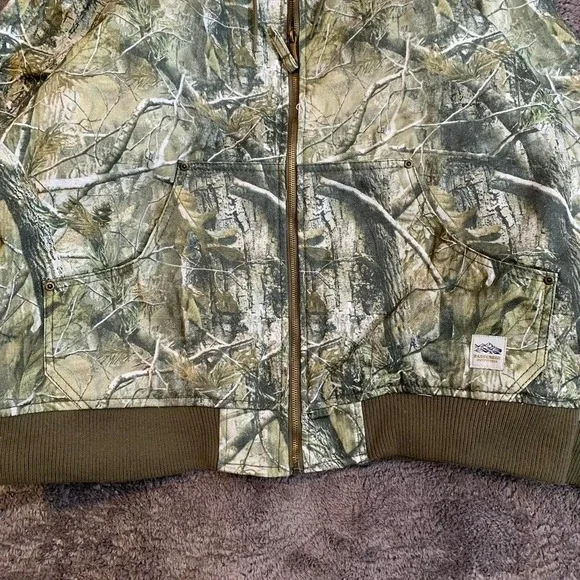 Realtree Carhartt like‎ Camo Hooded Workwear Jacket